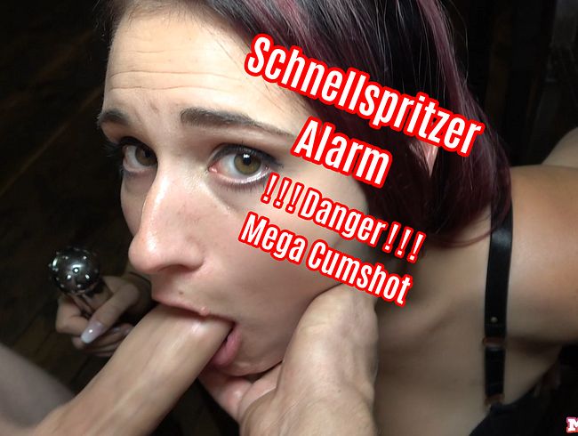 Blase ich wirklich so geil? Schnellspritzer Alarm