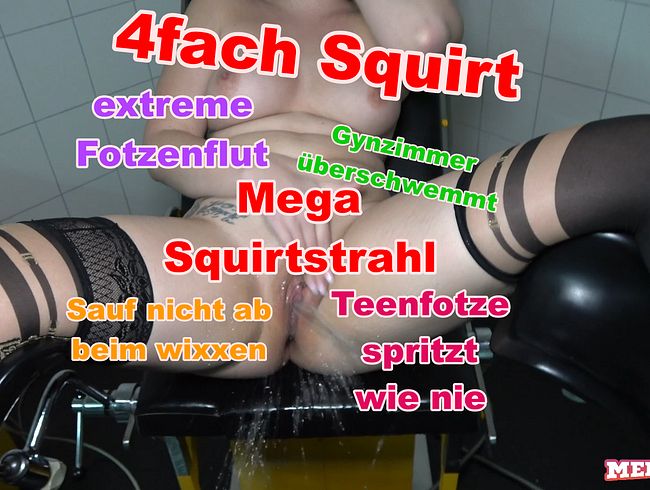 4x extrem gesquirtet, so habe ich noch nie gespritzt!!!!!!